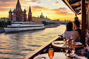 Автотур «Московская Гранд-прогулка по Москве-реке» на комфортабельном теплоходе с ужином и дискотекой! С фейерверком в День Военно-Морского флота! Автотур «Московская Гранд-прогулка по Москве-реке» на комфортабельном теплоходе с ужином и дискотекой! С фейерверком в День Военно-Морского флота!